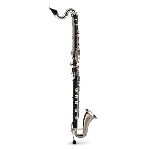 Clarinete Bajo Backun Alpha Hasta el Do Llaves Niqueladas