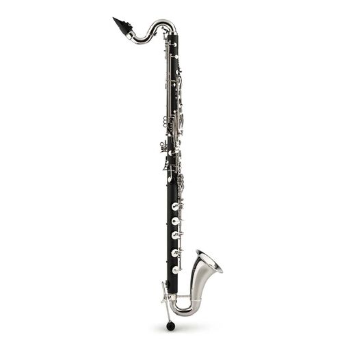 Clarinete Bajo Backun Alpha Hasta el Do Llaves Niqueladas